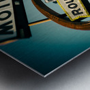 Route 66 Motel Sign Metal print