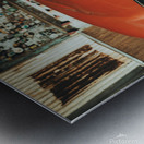 Route 66 Classic Corvette Metal print