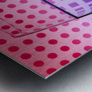 Circles and Squares Glass Metal print