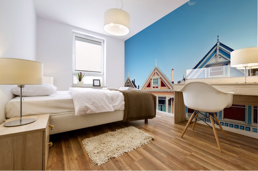 Painted Ladies Mural print