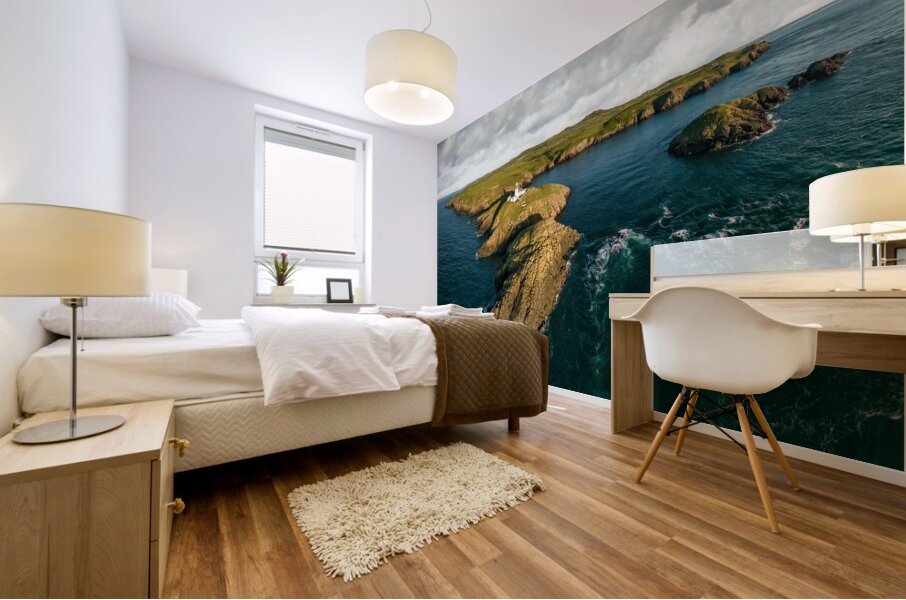 Strumble Head Lighthouse View Mural print