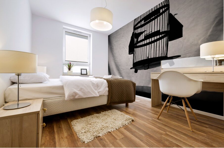Birdcage Mural print