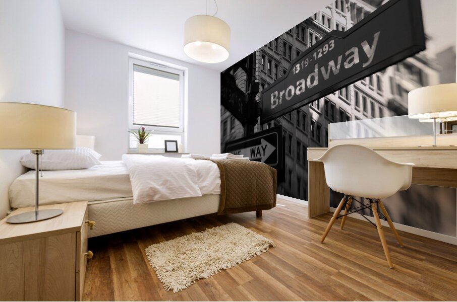 One Way to Broadway Mural print