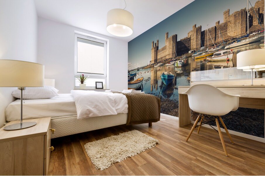 Caernarfon Castle Mural print