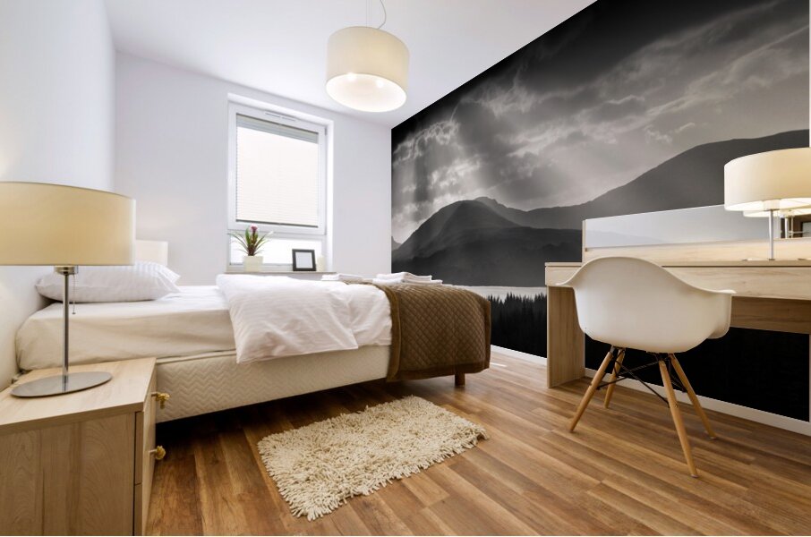 Light Over Loch Tulla Mural print