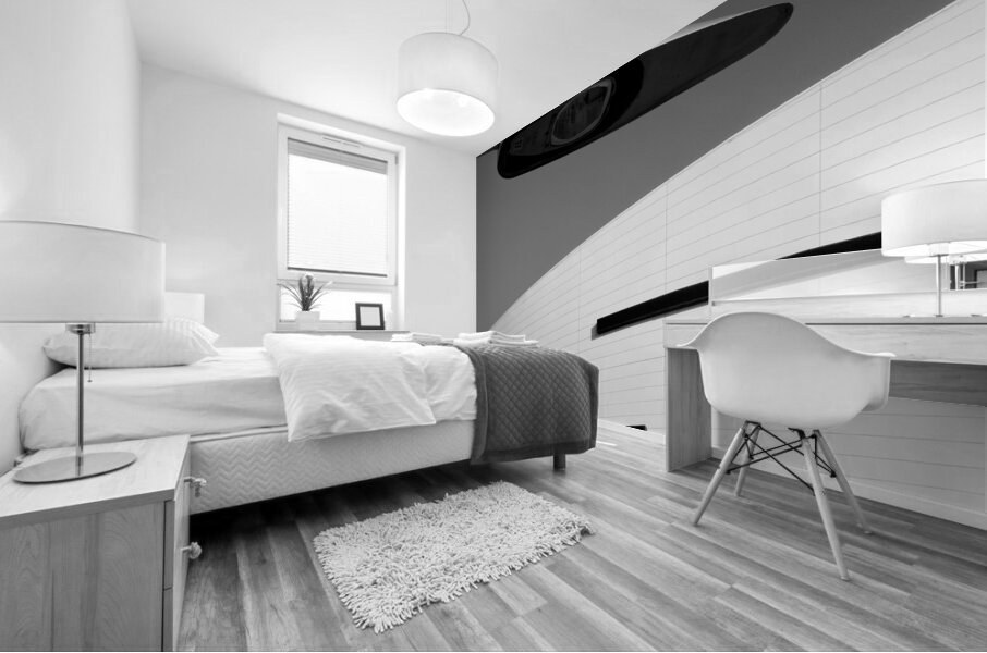 Lines and Lamp Mural print