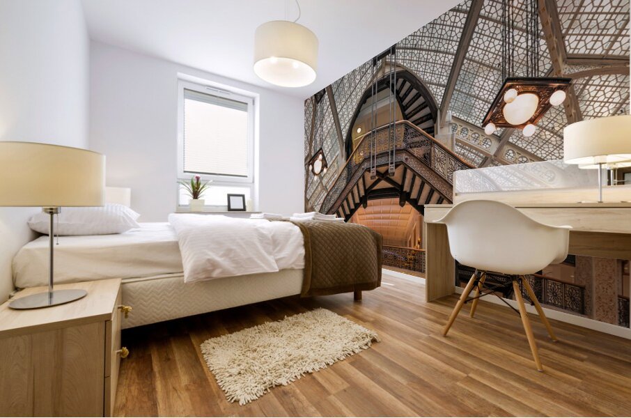 Light Court Grand Staircase Mural print