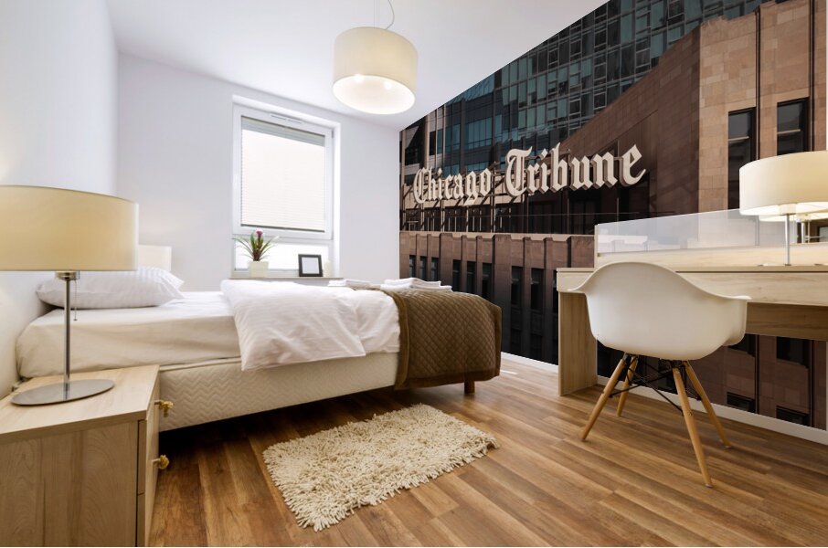 Chicago Tribune Sign Mural print