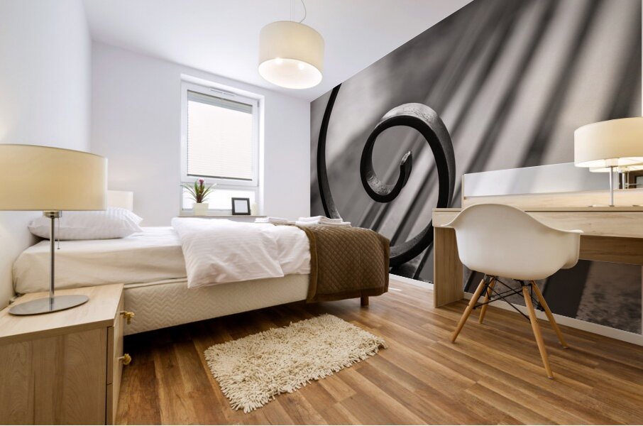 Bench Curve Mural print