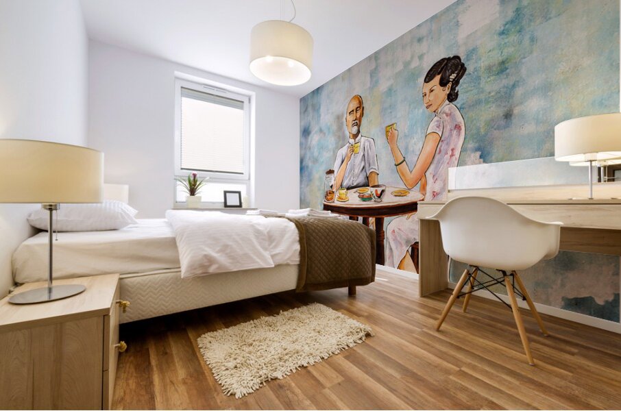 Concubine Lane Mural Mural print