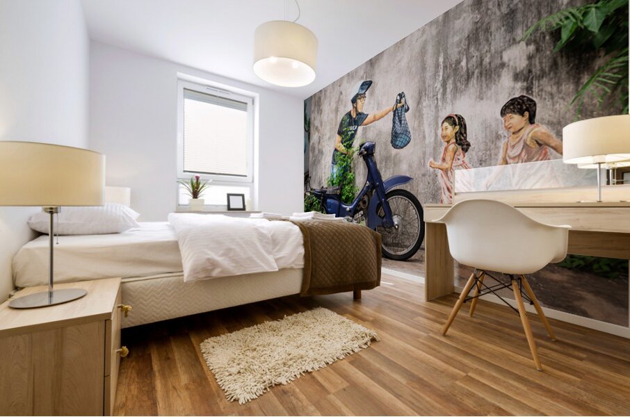 Fast Food Delivery in Ipoh Mural print