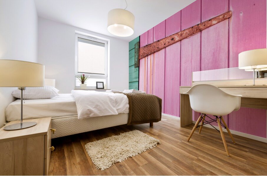 Beach Hut Hinge Mural print