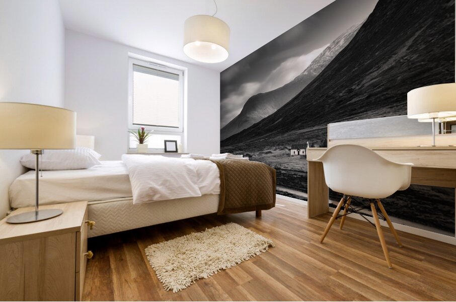 Glencoe Cottage Mural print