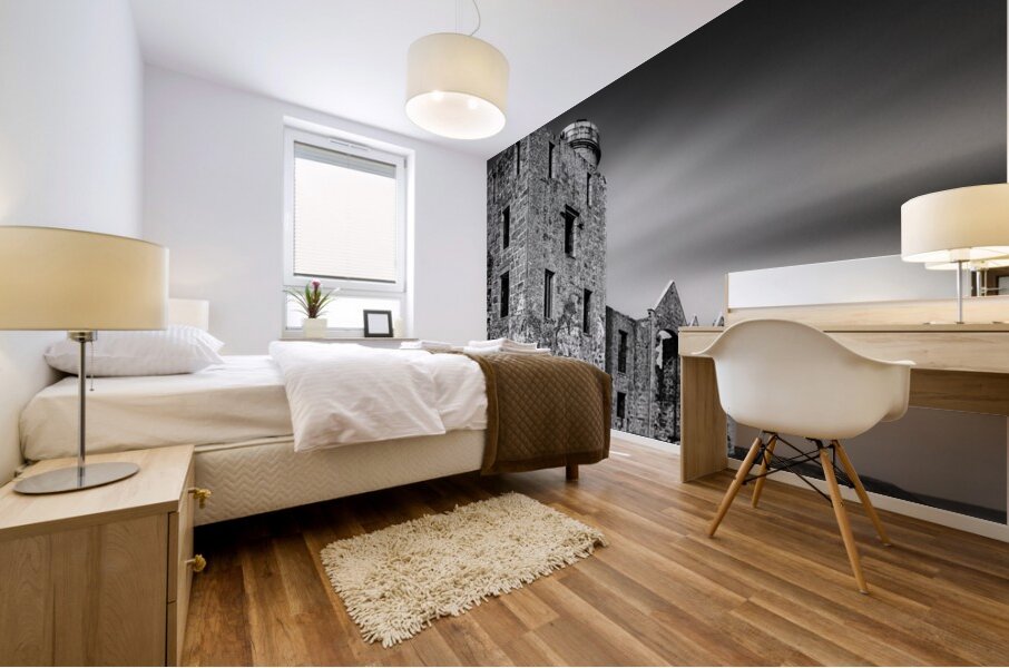 Slains Castle Remains Mural print