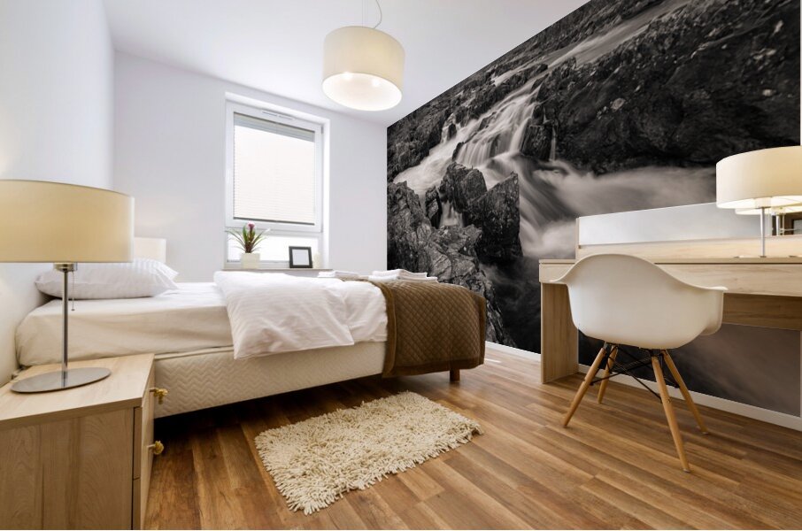 River Tummel Rapids Mural print