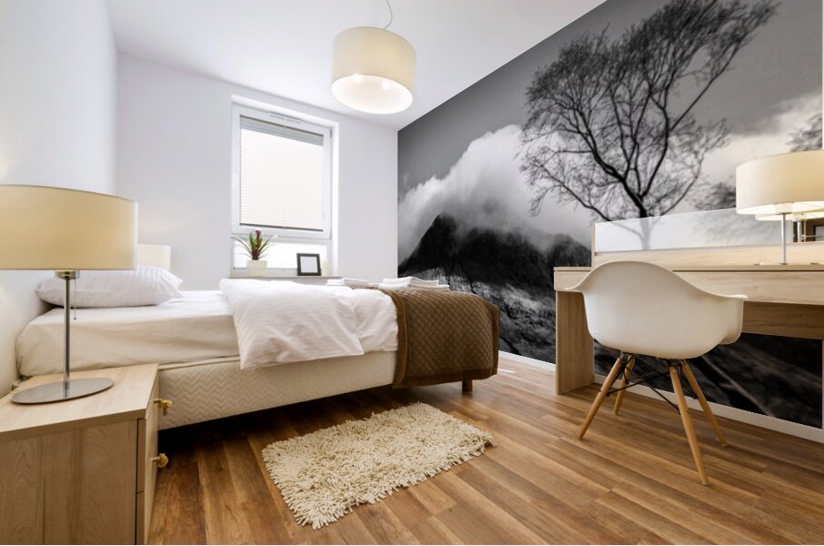 Stac Pollaidh Clouds Mural print