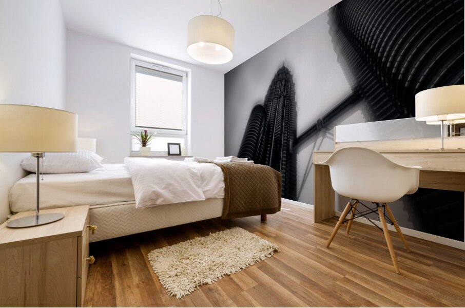 Two Towers Mural print