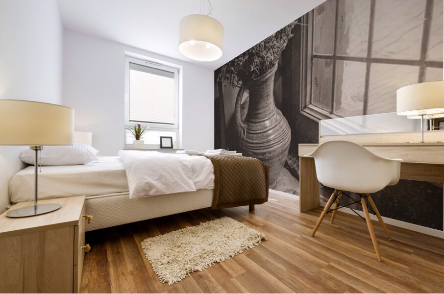 Old Farmhouse Window Mural print