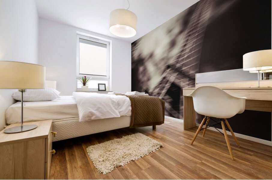 Eiffel Tower in Motion Mural print