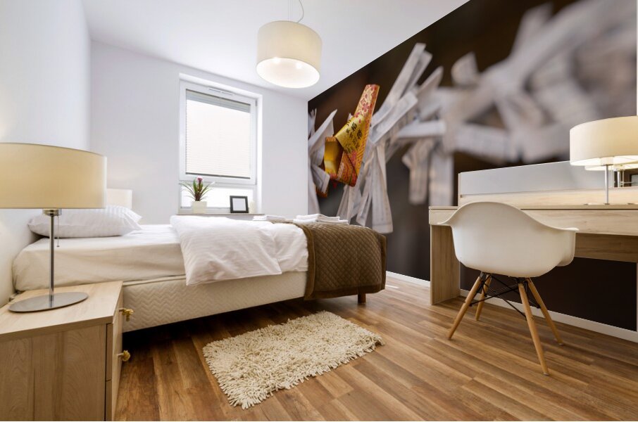 Golden Omikuji Mural print