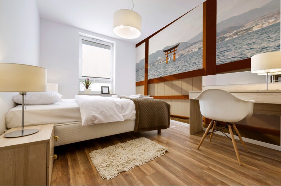 Itsukushima Shrine Otorii Gate Mural print