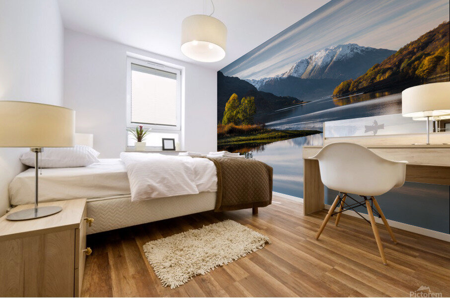 Autumn on Loch Leven Mural print