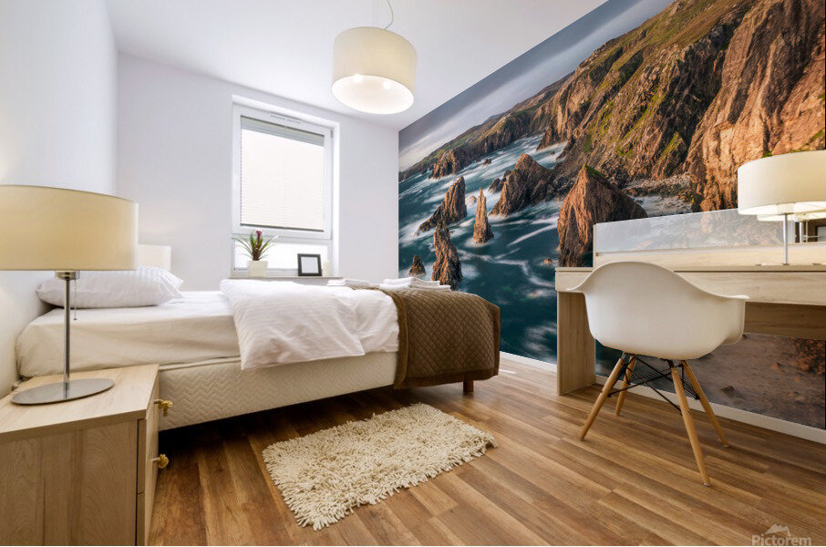 Mangersta Sea Stacks Mural print