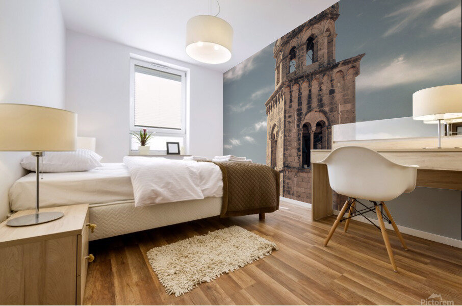 Dubrovnik Monastery Tower Mural print