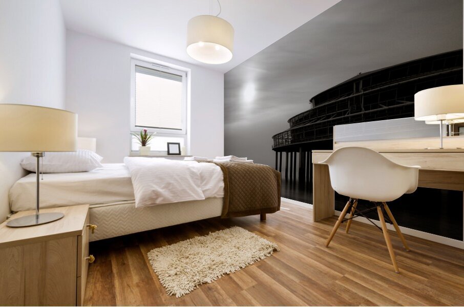 Pier Sunset Mural print