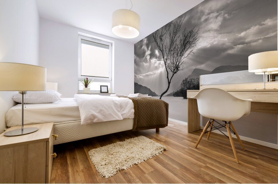 The Lonely Tree Mural print