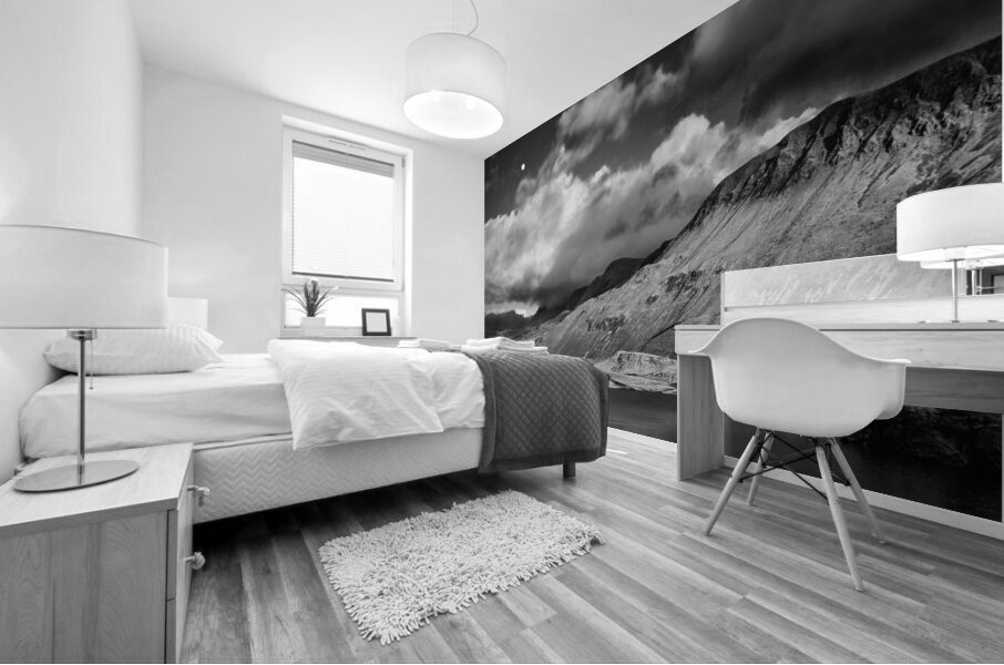 Moonrise over Llynnau Cregennen Mural print