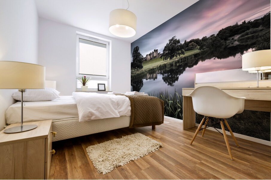 Alnwick Castle Sunset Mural print