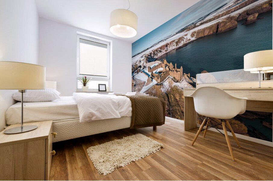 Dunnottar Winter View Mural print