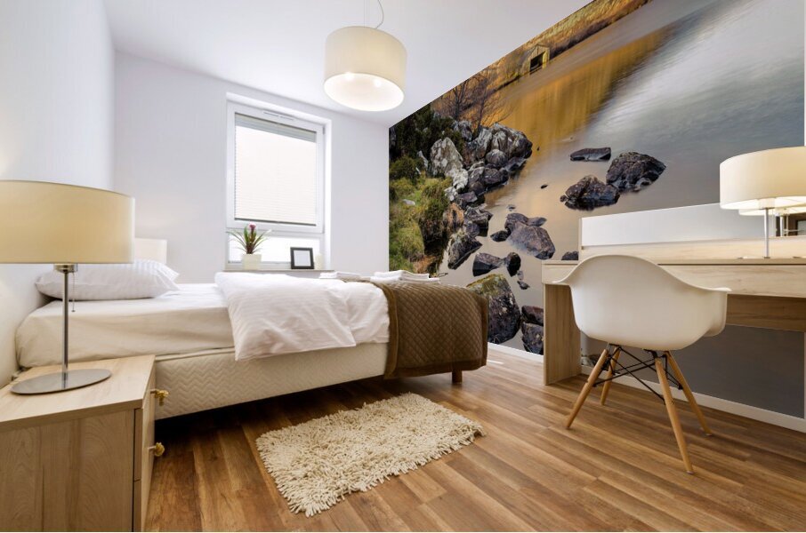 Cregennen Boat House Mural print