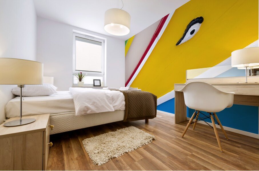 Maltese Luzzu Bow Mural print