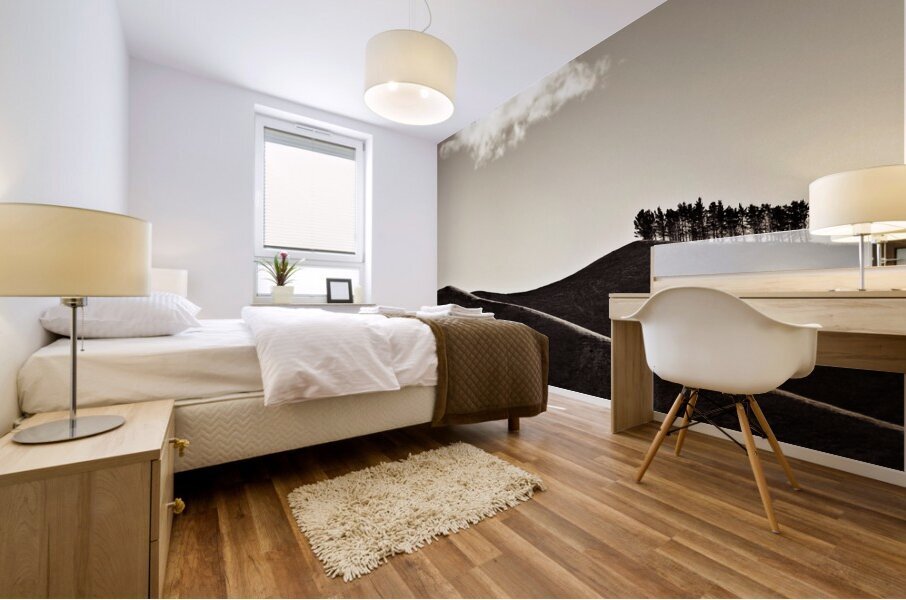 Solitary Cloud Mural print