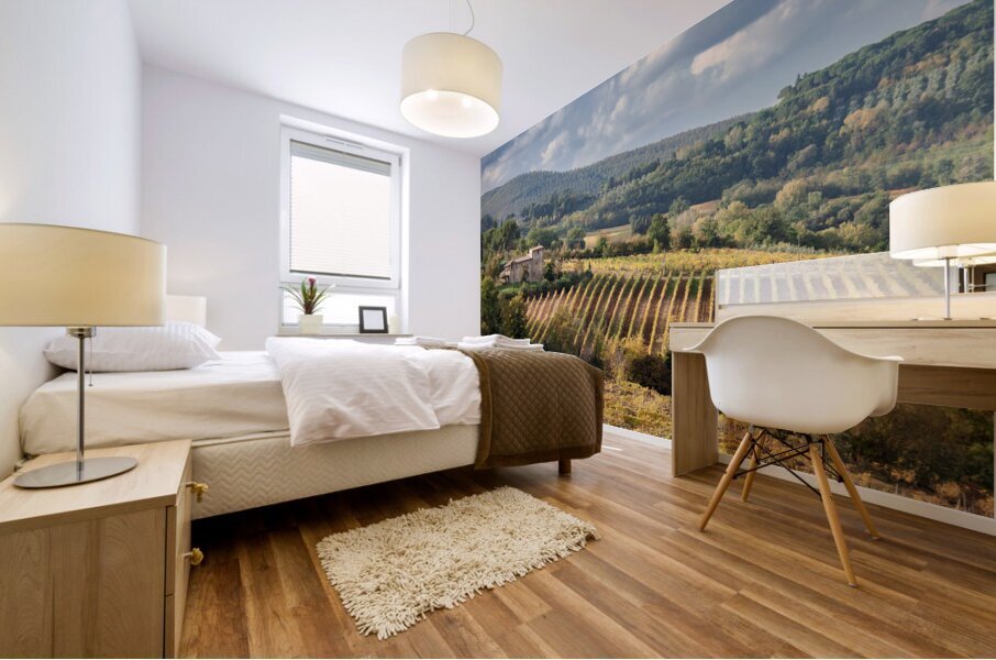 Tuscan Valley Mural print