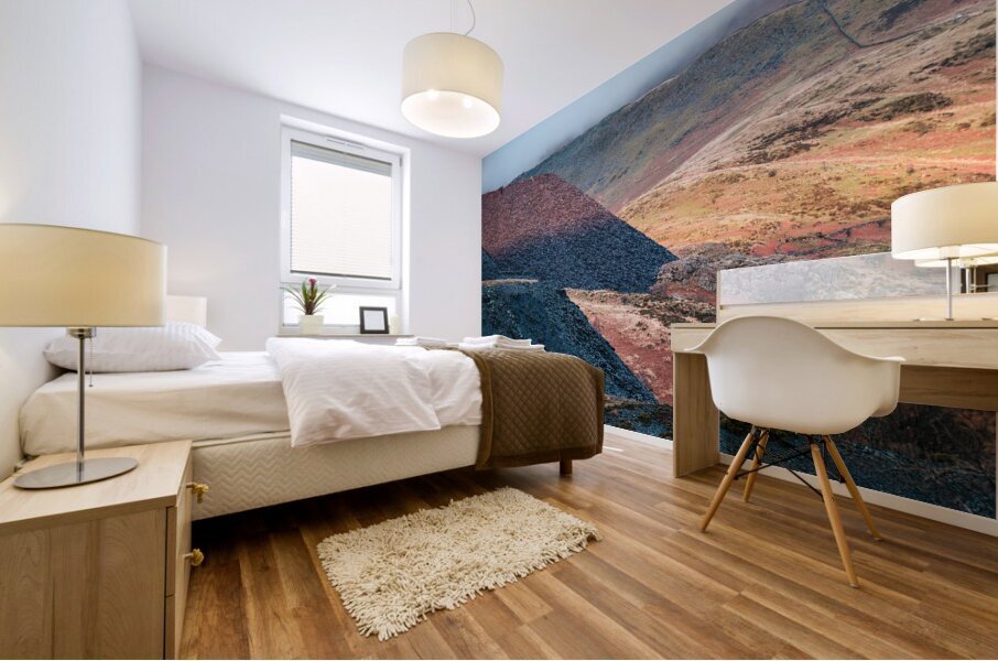 Llanberis Slate Hills Impression murale