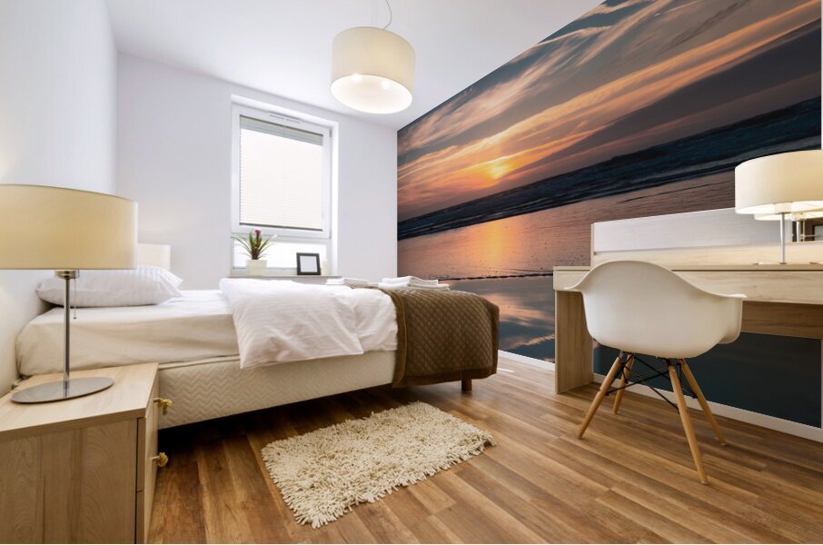 Traigh Shiar Sunset Mural print