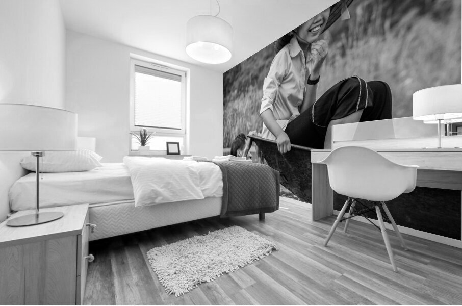 Fun on the Yen River Mural print