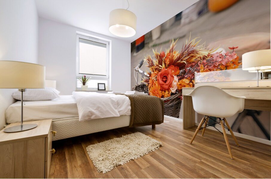 Lacock Bicycle Mural print