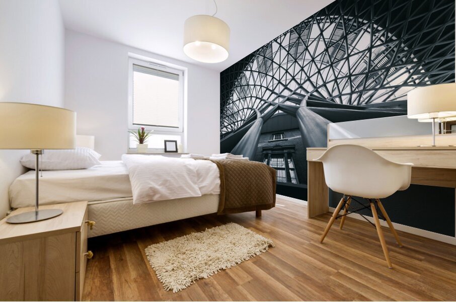 Kings Cross Diagrid Mural print