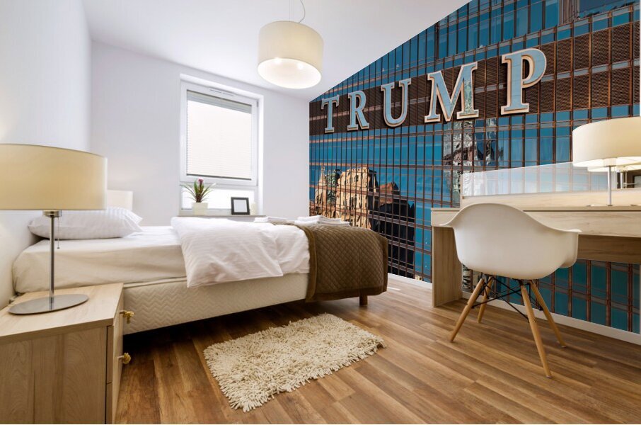 Trump Tower Reflections Mural print