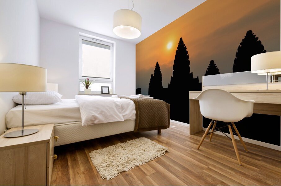 Angkor Wat Dawn Mural print