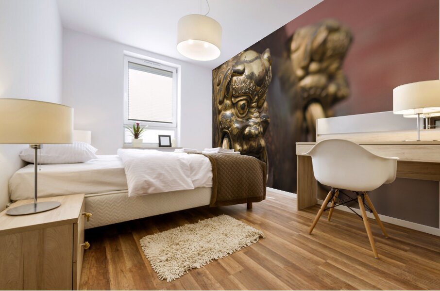 Cauldron Lion Mural print