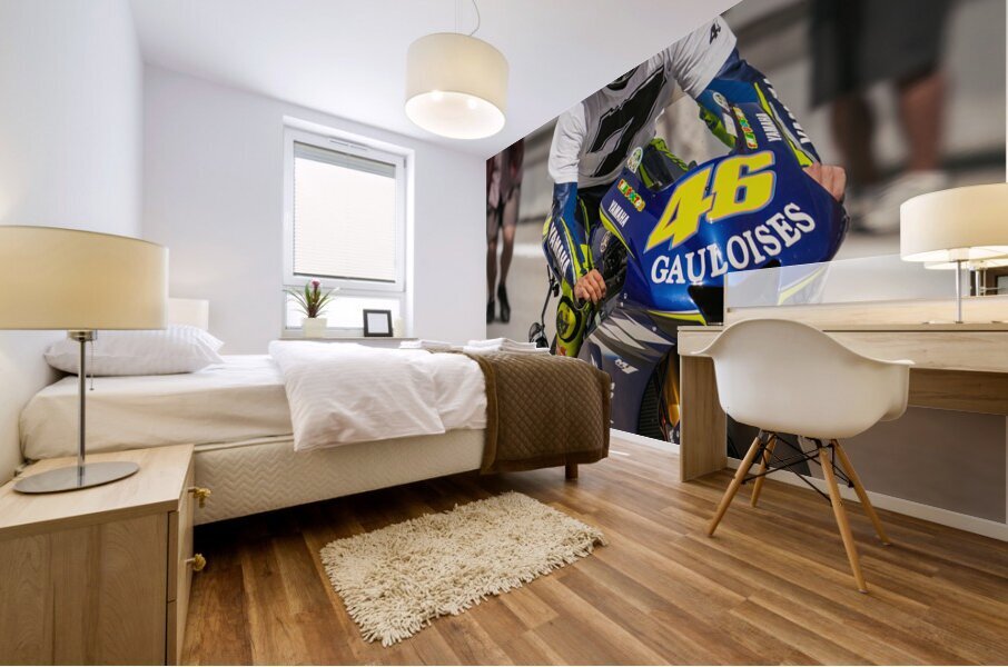 Valentino Rossi MotoGP Title No 7 Mural print