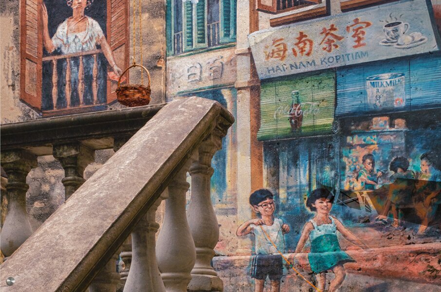 Kwai Chai Hong Mural Mural print