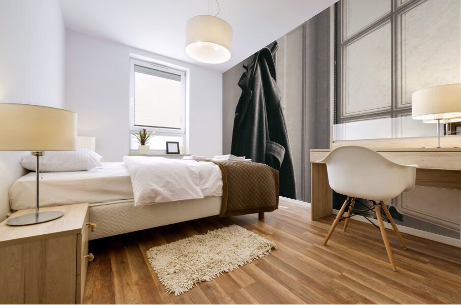 WW2 RAF Greatcoat and Thermos Flask Impression murale