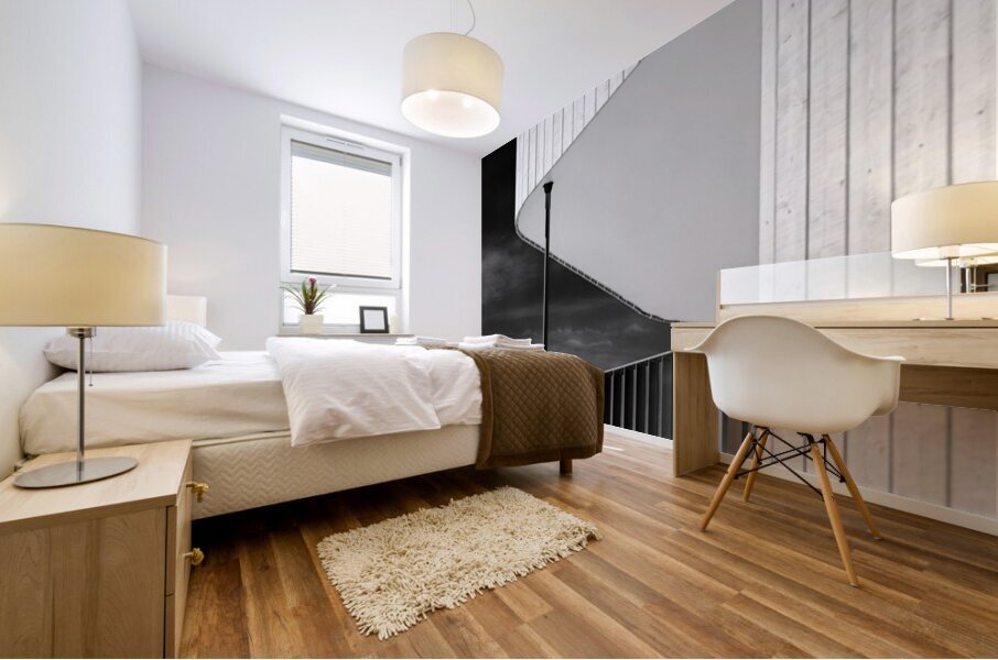 Curved Balcony Mural print