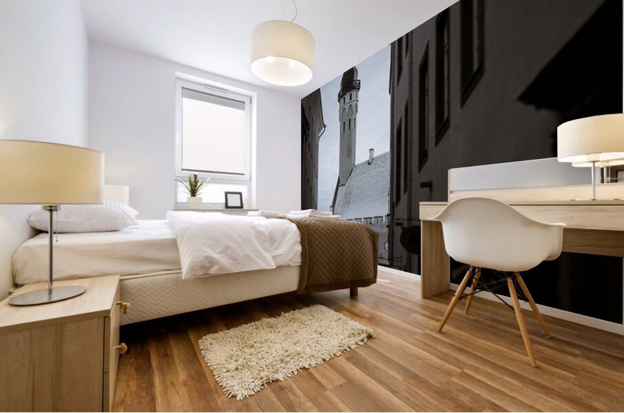 Alone in Tallinn Mural print